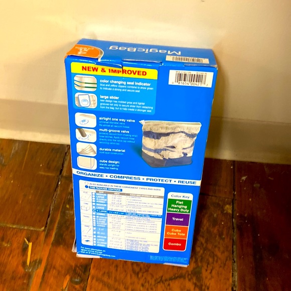 NIB MAGIC BAG 4XL CUBES FOR 4X MORE SPACE- SPACE SAVER BAGS REUSABLE - Picture 2 of 7
